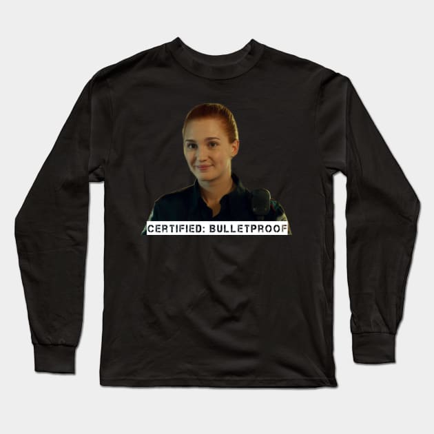 Certified bulletproof Officer Nicole Haught - Wynonna Earp Long Sleeve T-Shirt by tziggles